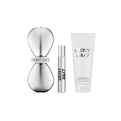 Donna Karan 24/7 Woman Set Eau De Parfum 100ml & Eau De Parfum 15ml & Bl 100ml
