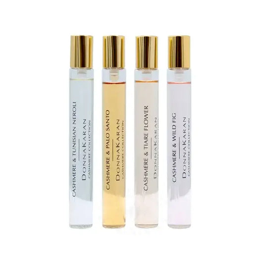 Donna Karan Cashmere Collection Woman Set Eau De Parfum 4x 10ml (wild Fig+tunisian Neroli+palo Santo+tiare Flower )