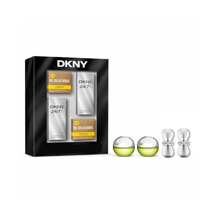 Donna Karan Woman Mini Set Eau De Parfum 4x 7ml (be Delicious & Be Delicious & 24/7 & 24/7)