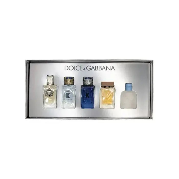Dolce & Gabbana Man Mini Set 4x5ml (devotion Eau De Parfum & K Eau De Toilette & K Eau De Parfum & The One Eau De Toilette & Light Blue Eau De Toilette 4.5ml)
