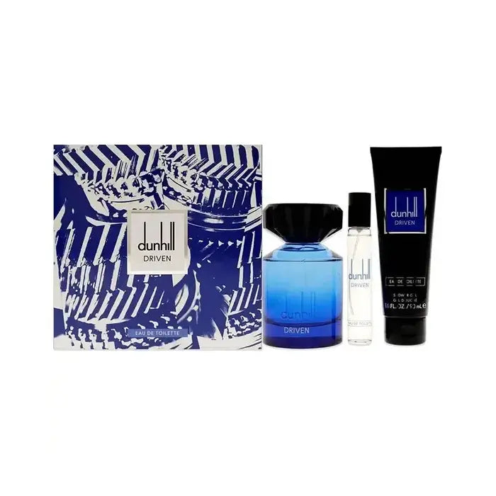 Dunhill Driven Man Set Eau De Toilette 100ml & Eau De Toilette 15ml & Sg 90ml