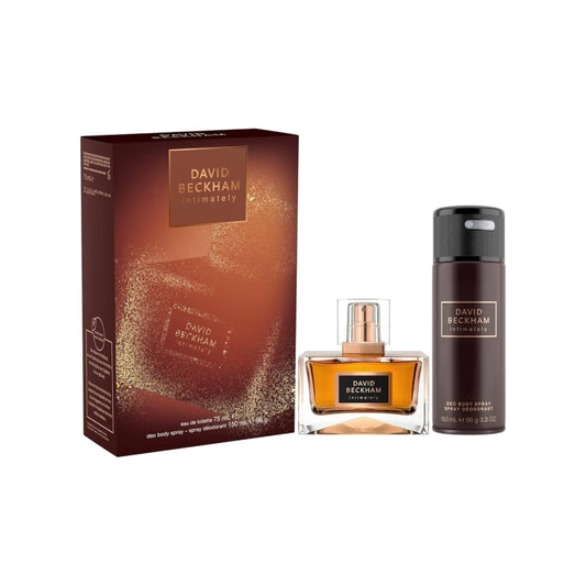 David Beckham Intimately Man Set Eau De Toilette 75ml & Deo Spray 150ml