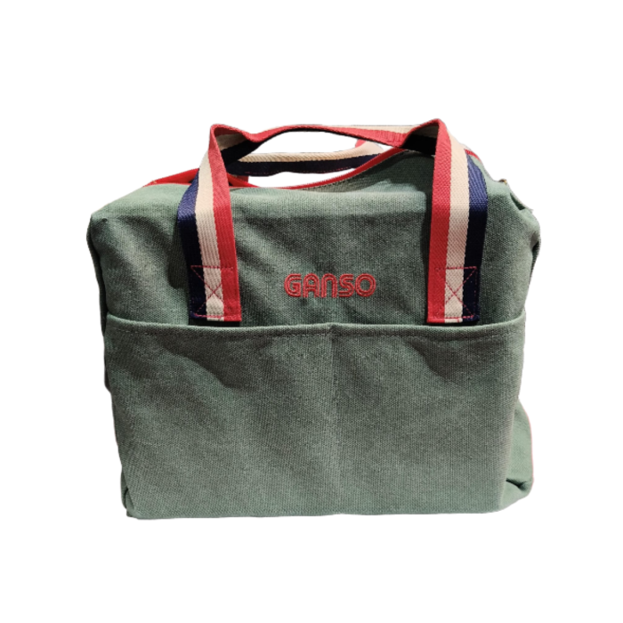 El Ganso Green Canvas Travel Bag