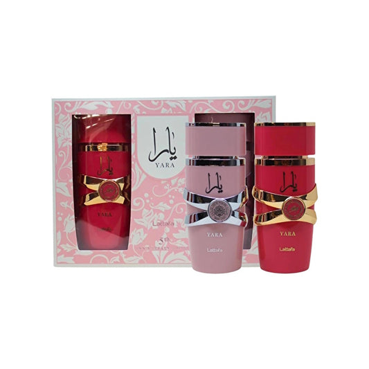 Lattafa Perfumes Yara Gift Set Yara Eau De Parfum 100ml And Yara Candy Eau De Parfum 100ml 200ml