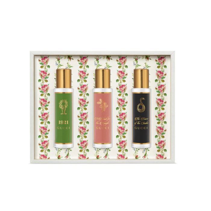 Gucci The Alchemist's Garden Unisex Set Eau De Parfum 3x 15ml (1921 & The Voice Of The Snake & A Chant For The Nymph)
