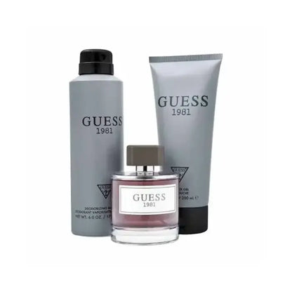Guess 1981 Man Set Eau De Toilette 100ml & Sg 200ml & Body Sray 226ml
