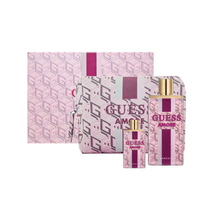Guess Amore Venezia Unisex Set Eau De Toilette 100ml & Eau De Toilette 7.5ml & Pouch