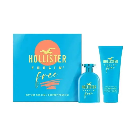 Hollister Feelin' Free For Him Man Set Eau De Toilette 50ml & Hair & Bw 100ml