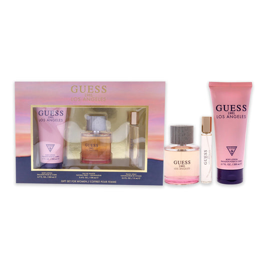 Guess 1981 Los Angeles For Women Eau De Toilette Gift Set 100ml Body Lotion 200ml And Miniature Eau De Toilette 15ml 100ml