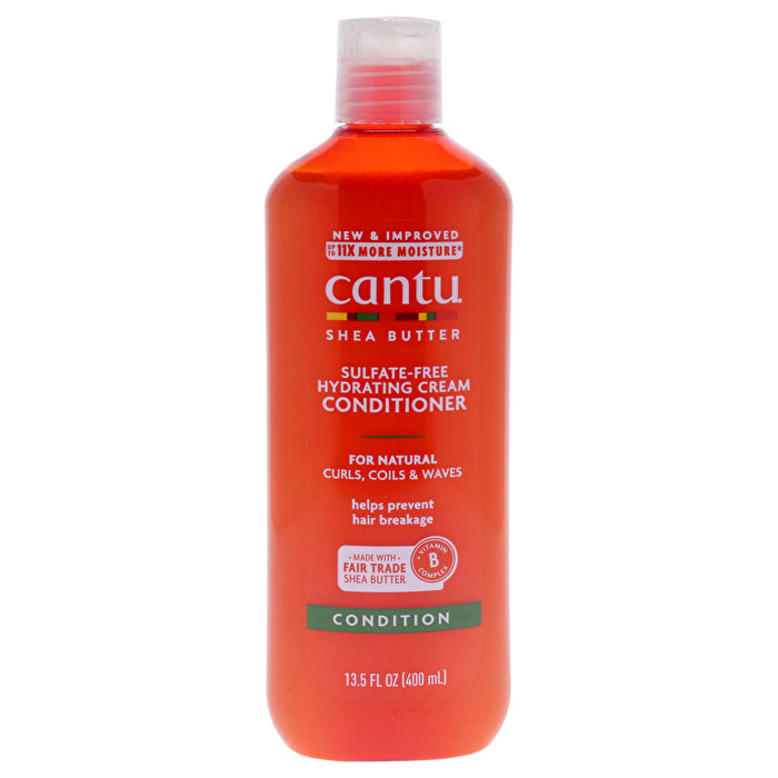 Cantu Shea Butter Sulfate-free Hydrating Cream Conditioner - Wavy And Curly Hair 400ml