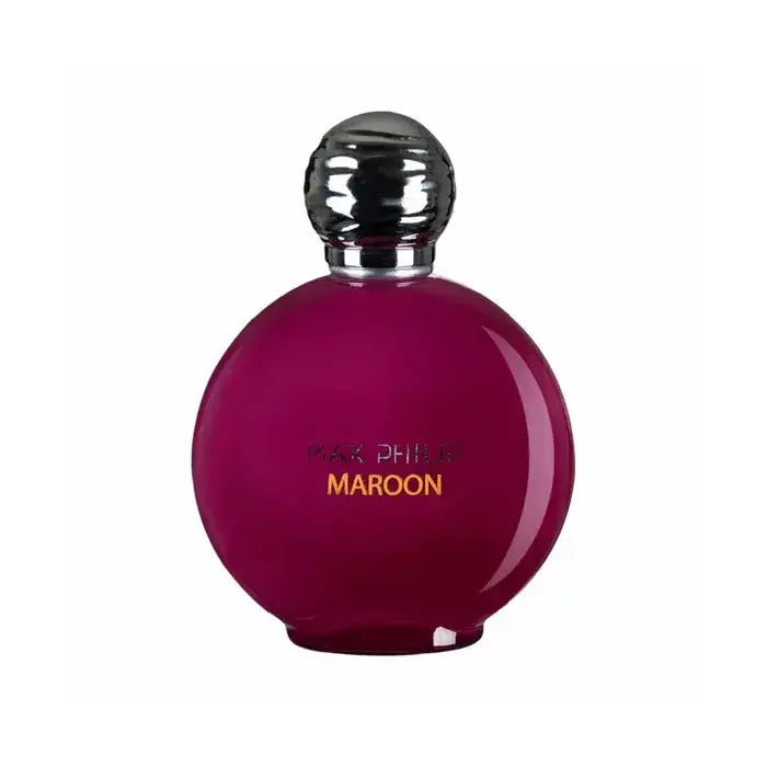 Max Philip Maroon Unisex Eau De Parfum 100ml (leather Box)