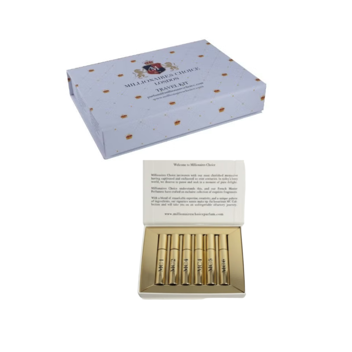 Millionaires Choice Unisex Mini Set Parfum 6x 10ml (mc1 & Mc2 & Mc3 & Mc4 & Mc5 & Mc6)