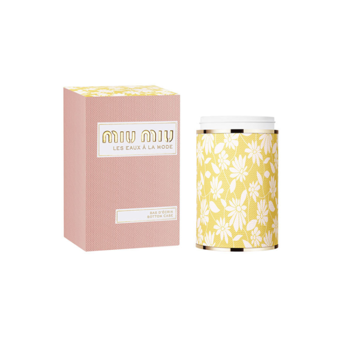 Miu Miu Les Eaux A La Mode Bas D'ecrin Bottom Case (yellow)