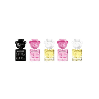 Moschino Unisex Mini Set 5x 5ml (toy 2 Eau De Parfum & Toy 2 Eau De Parfum & Toy Boy Eau De Parfum & Bubble Gum Eau De Toilette & Bubble Gum Eau De Toilette)