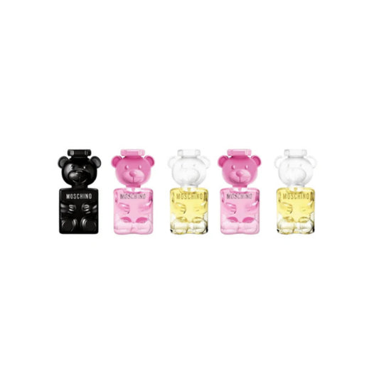 Moschino Unisex Mini Set 5x 5ml (toy 2 Eau De Parfum & Toy 2 Eau De Parfum & Toy Boy Eau De Parfum & Bubble Gum Eau De Toilette & Bubble Gum Eau De Toilette)