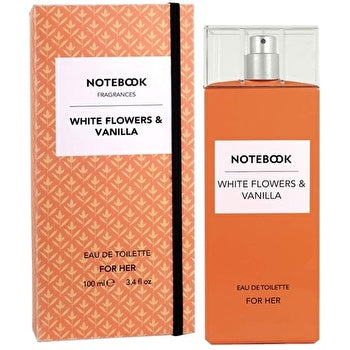 Aquolina Notebook White Flowers & Vanilla Eau De Toilette 100ml