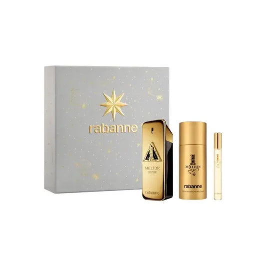 Paco Rabanne 1 Million Elixir Man Set Parfum Intense 100ml & Eau De Toilette 10ml & Deodorant Spray 150ml