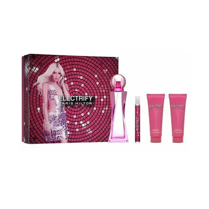 Paris Hilton Electrify Woman Set Eau De Parfum 100ml & Eau De Parfum 10ml & Bl 90ml & Sg 90ml