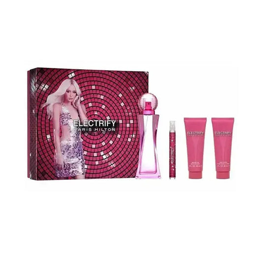 Paris Hilton Electrify Woman Set Eau De Parfum 100ml & Eau De Parfum 10ml & Bl 90ml & Sg 90ml