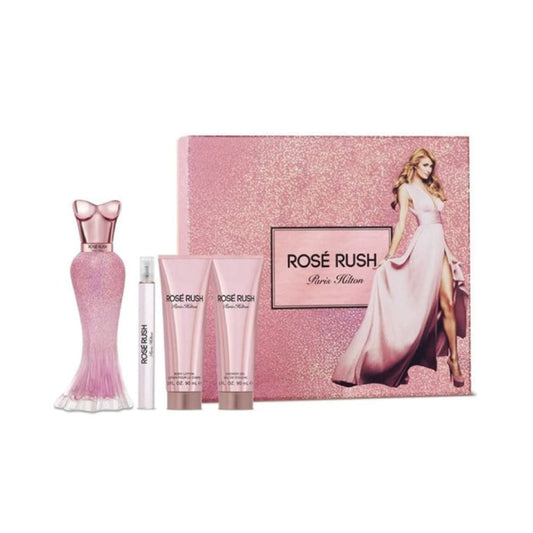 Paris Hilton Rose Rush Woman Set Eau De Parfum 100ml & Eau De Parfum 10ml & Bl 90ml & Sg 90ml
