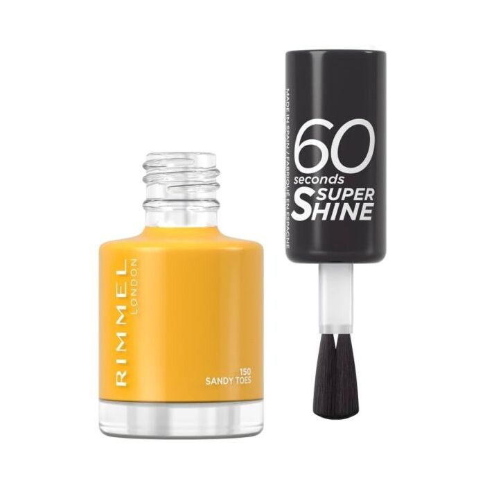 Rimmel London 60 Seconds Super Shine 150 Sandy Toes 8ml Nail Polish