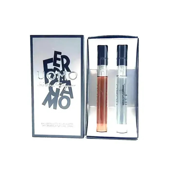 Salvatore Ferragamo Man Mini Set Eau De Toilette 2x 5ml (uomo��+��casual��life)