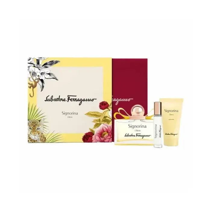 Salvatore Ferragamo Signorina Libera Woman Set Eau De Parfum 100ml & Eau De Parfum 10ml & Bl 50ml