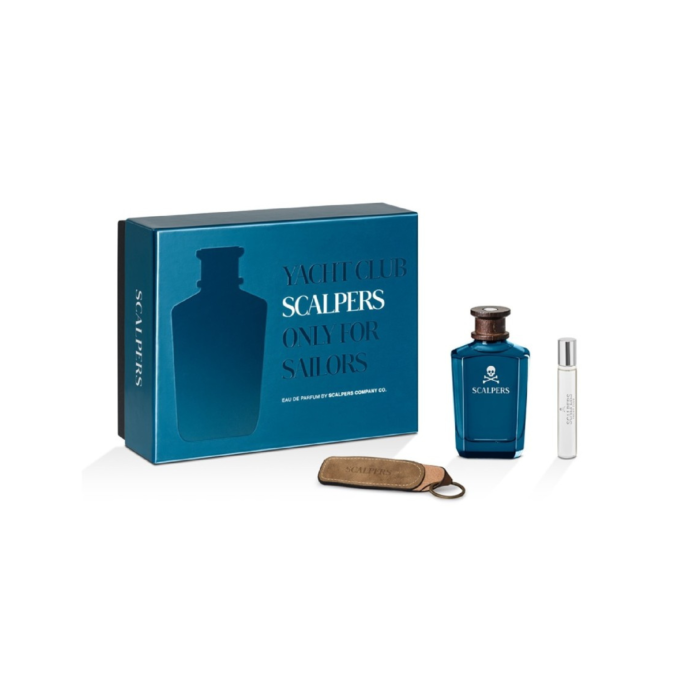 Scalpers Yacht Club Man Set Eau De Parfum 125ml & Eau De Parfum 15ml & Keyring