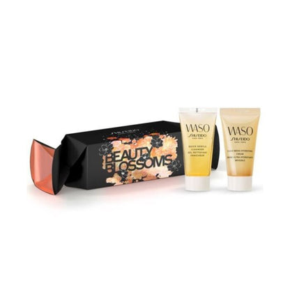 Shiseido Beauty Blossoms Waso Clear Mega Hydrating-cream 30ml & Quick Gentle Cleanser 30ml Woman Face Kit