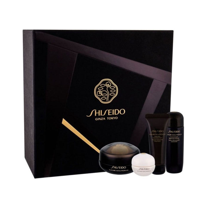 Shiseido Future Solution Lx Woman Set (eye & Lip Cream 17ml & Foam 15ml & Sftener E 25ml & Protect Cream E Spf20 6ml)