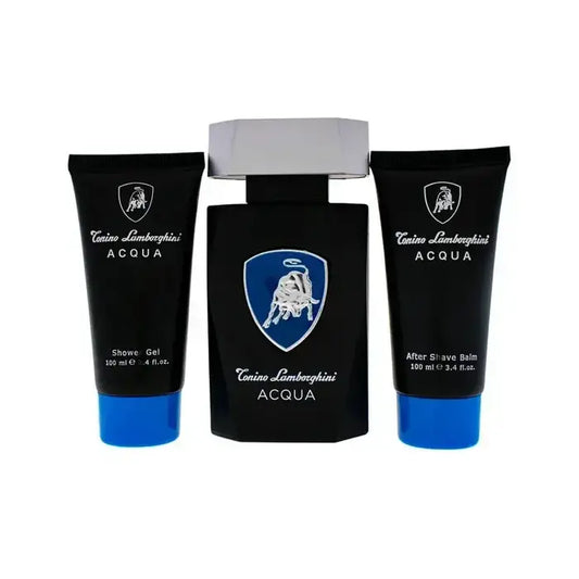 Tonino Lamborghini Acqua Man Set Eau De Toilette 125ml & Sg 100ml & Asb 100ml