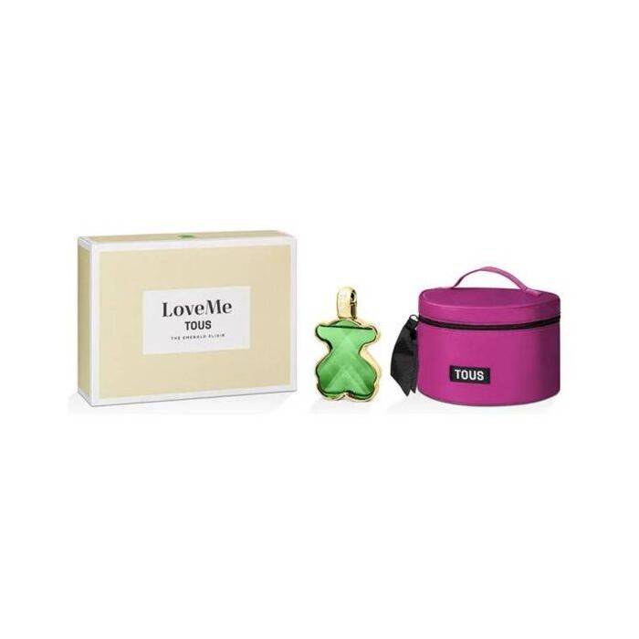 Tous Loveme The Emerald Elixir Woman Set Parfum 90ml & Vanity Case