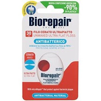 Biorepair Antibacterial Unwaxed Ultra Flat Floss - Sensitive Teeth 1.0ks