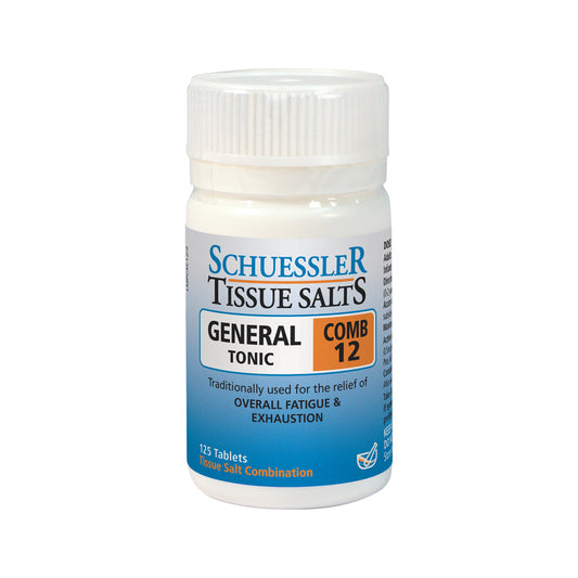 Martin & Pleasance Schuessler Tissue Salts Comb 12 (General Tonic) 125t