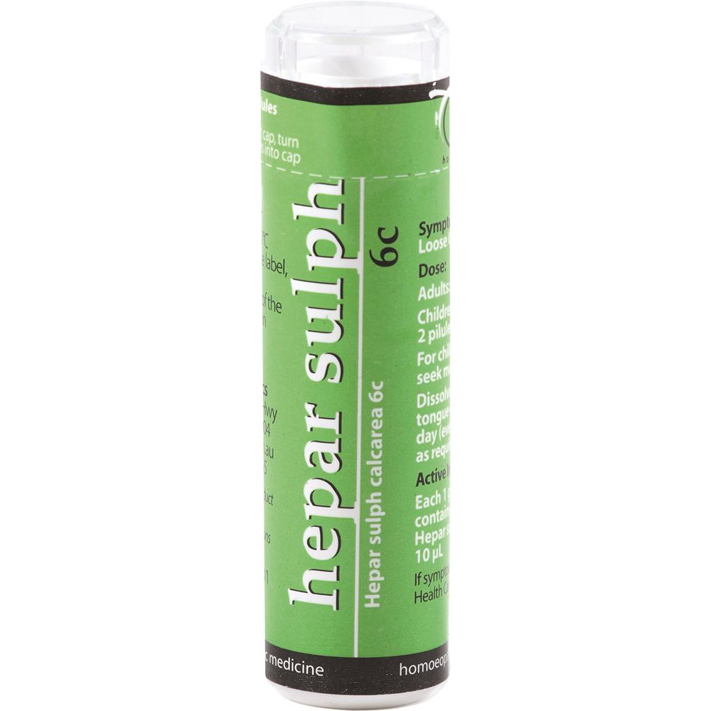 Owen Homoeopathics Hepar Sulph 6C 120 pilules