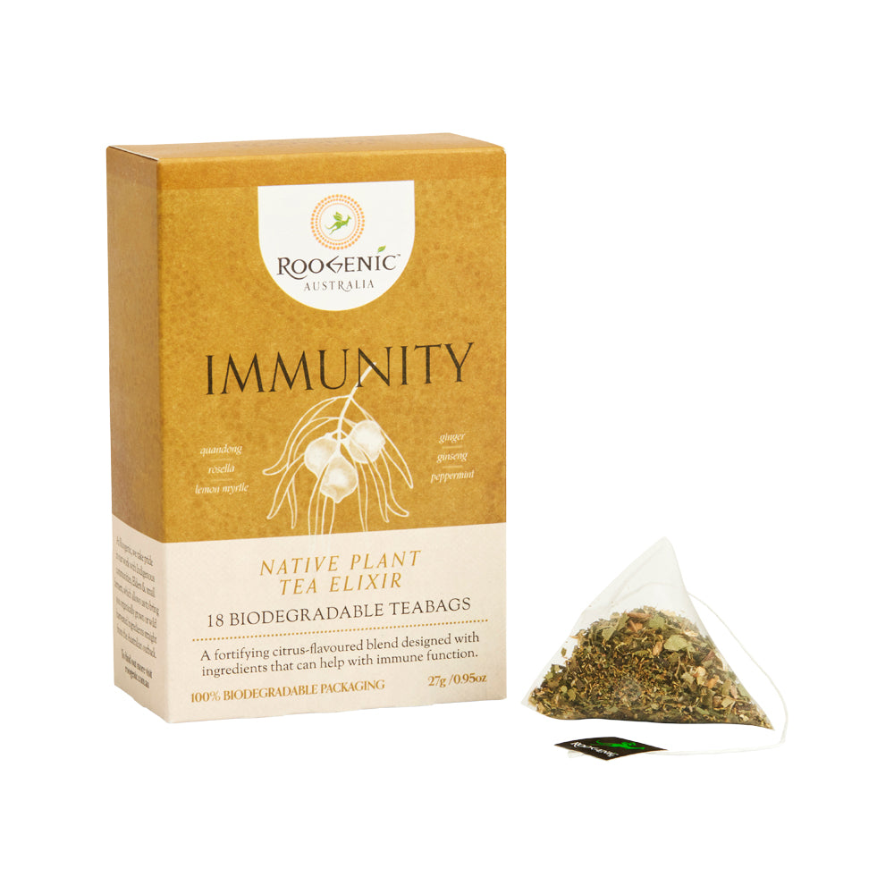 Roogenic Australia Immunity (Native Plant Tea Elixir) x 18 Tea Bags